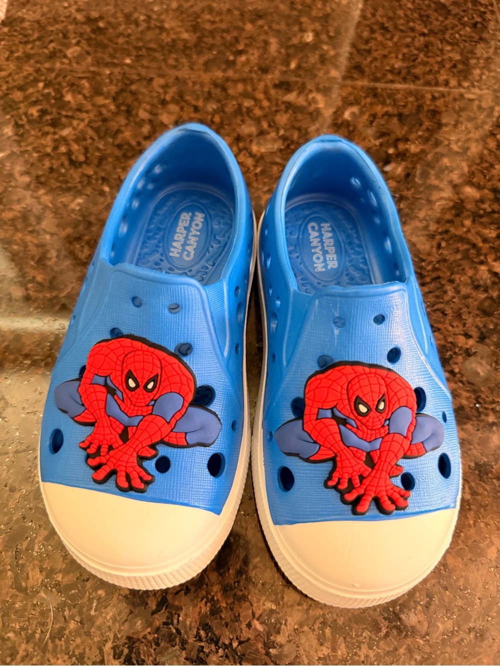 NEW Harper Canyon Spiderman Slip-On/Water Shoes Size 6